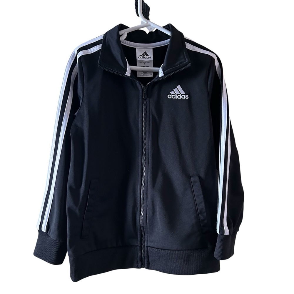 Adidas Sweater Black and White Athletic For Kids